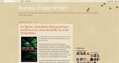 Desktop Screenshot of borneoexpatwriter.blogspot.com