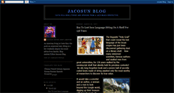 Desktop Screenshot of jacosunblog.blogspot.com