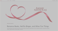 Desktop Screenshot of annienicholas.blogspot.com