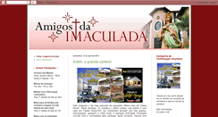 Desktop Screenshot of amigosdaimaculada.blogspot.com