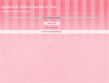 Tablet Screenshot of caminoalaltar.blogspot.com