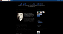 Desktop Screenshot of loqueguardaelsilencio.blogspot.com