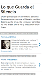 Mobile Screenshot of loqueguardaelsilencio.blogspot.com