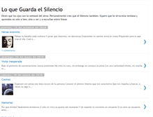 Tablet Screenshot of loqueguardaelsilencio.blogspot.com