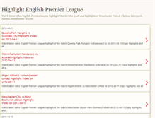 Tablet Screenshot of highlightenglishpremierleague.blogspot.com