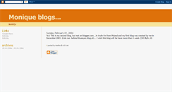 Desktop Screenshot of moniqe.blogspot.com