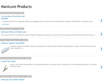 Tablet Screenshot of manicureproducts.blogspot.com