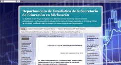 Desktop Screenshot of estadistica911michoacan.blogspot.com