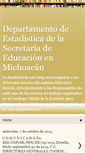 Mobile Screenshot of estadistica911michoacan.blogspot.com