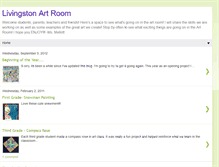 Tablet Screenshot of livingstonartroom.blogspot.com