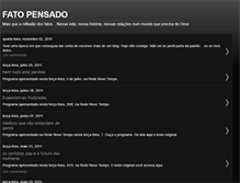 Tablet Screenshot of fatopensado.blogspot.com