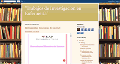 Desktop Screenshot of investigacionesdeenfermeria.blogspot.com