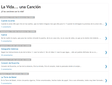 Tablet Screenshot of lavidaunacancion.blogspot.com
