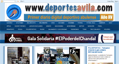 Desktop Screenshot of deportesenavila.blogspot.com