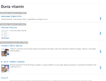Tablet Screenshot of duniavitamin.blogspot.com