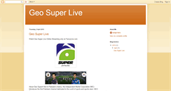 Desktop Screenshot of geo-super-live1.blogspot.com