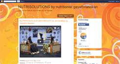 Desktop Screenshot of nutrisolutions.blogspot.com
