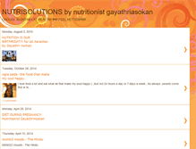 Tablet Screenshot of nutrisolutions.blogspot.com