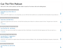 Tablet Screenshot of cuethefilm.blogspot.com