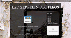 Desktop Screenshot of ledzeppelinbootlegs.blogspot.com