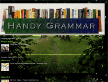 Tablet Screenshot of handy-grammar.blogspot.com