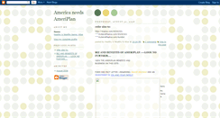 Desktop Screenshot of americanneedsameripaln.blogspot.com