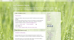 Desktop Screenshot of lacafeteraverde.blogspot.com