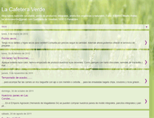 Tablet Screenshot of lacafeteraverde.blogspot.com