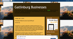 Desktop Screenshot of gatlinburg-businesses.blogspot.com