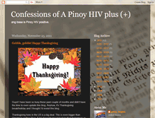 Tablet Screenshot of pinoyhivplus.blogspot.com