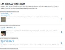 Tablet Screenshot of lascobrasvenenosas.blogspot.com