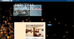 Desktop Screenshot of amruthainternational.blogspot.com