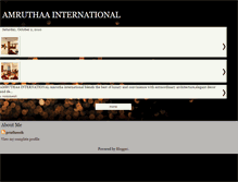 Tablet Screenshot of amruthainternational.blogspot.com