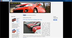 Desktop Screenshot of cheapcarhireinfo.blogspot.com