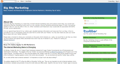 Desktop Screenshot of bigskymarketing.blogspot.com