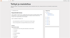 Desktop Screenshot of maistissa.blogspot.com