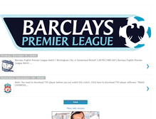 Tablet Screenshot of englishpremierleaguelivematches.blogspot.com