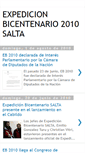 Mobile Screenshot of expedicionbicentenario2010salta.blogspot.com