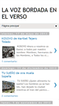 Mobile Screenshot of lavozbordadaenelverso.blogspot.com