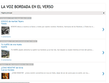 Tablet Screenshot of lavozbordadaenelverso.blogspot.com