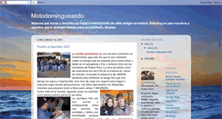 Desktop Screenshot of motodomingueando.blogspot.com