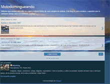 Tablet Screenshot of motodomingueando.blogspot.com