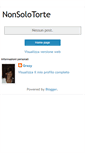 Mobile Screenshot of nonsolotorte.blogspot.com