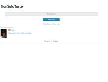 Tablet Screenshot of nonsolotorte.blogspot.com