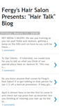 Mobile Screenshot of fergyshairsalon.blogspot.com
