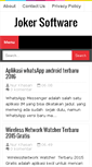 Mobile Screenshot of jokersoftware.blogspot.com