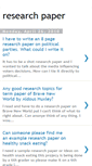 Mobile Screenshot of 2research-paper.blogspot.com