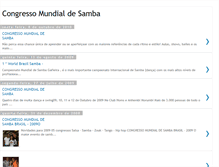 Tablet Screenshot of congressodesamba.blogspot.com