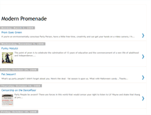 Tablet Screenshot of modernpromenade.blogspot.com
