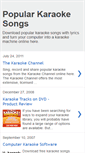 Mobile Screenshot of karaoke-downloads.blogspot.com